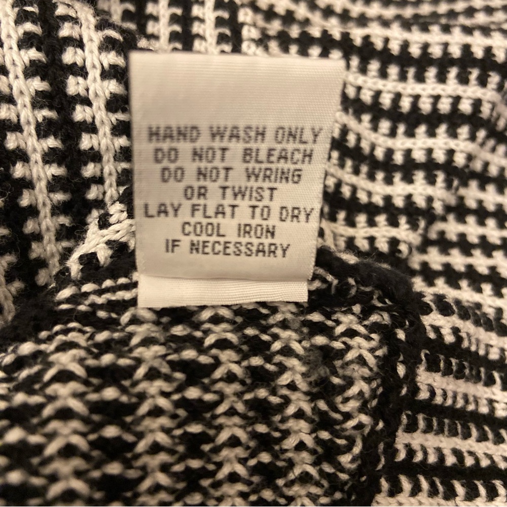 Habitat Women Cotton Woven Pullover Tunic In Black And White. - Picture 6 of 7